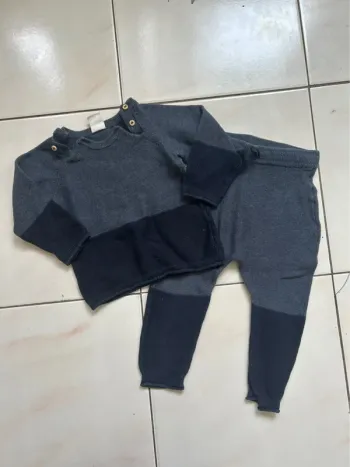 Ensemble en petite maille H&M 12/18 mois