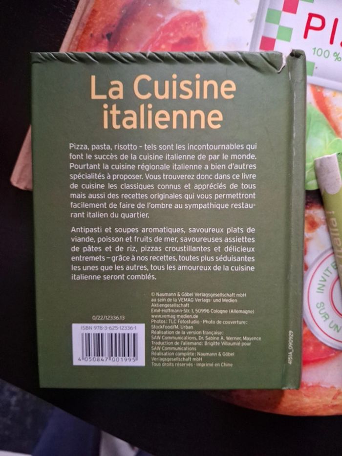 Lot de 3 livres de cuisine italienne - photo numéro 4