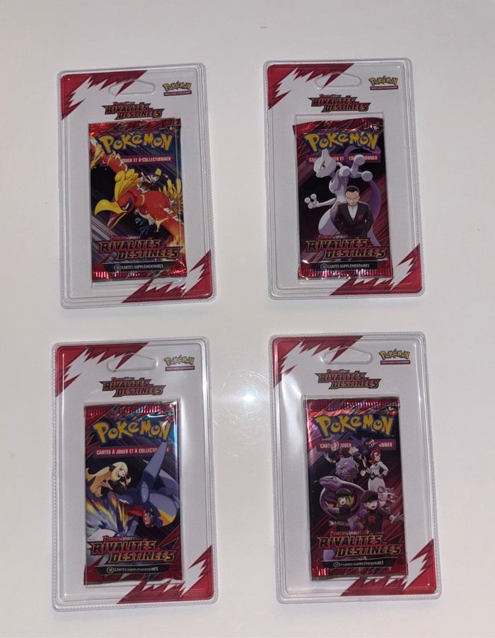 Artset de 4 blisters EV10 Rivalités Destinées