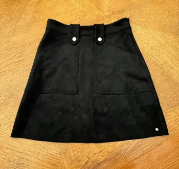 Magnifique Jupe courte façon daim Bonobo 34 neuve