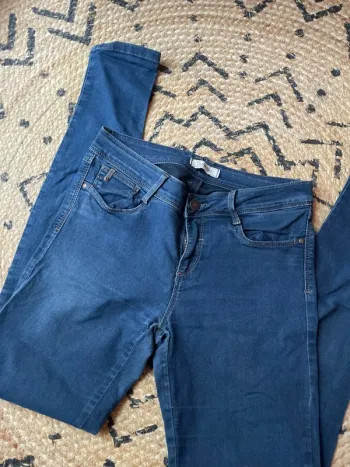 Jean skinny bleu foncé