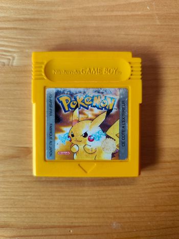 Pokémon Jaune Game Boy – Original – Pile neuve