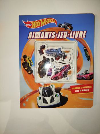 Hot Wheels Aimant-Jeu -Livre