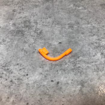 Micro orange casque playmobil