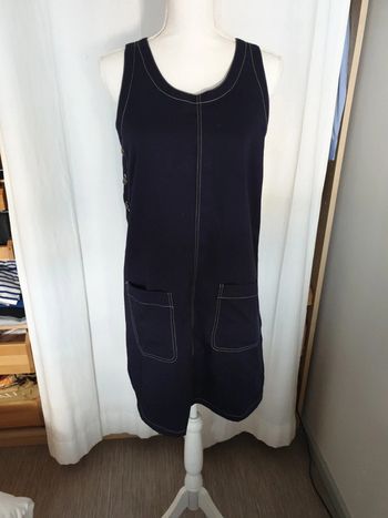 Robe chasuble bleu marine taille 40