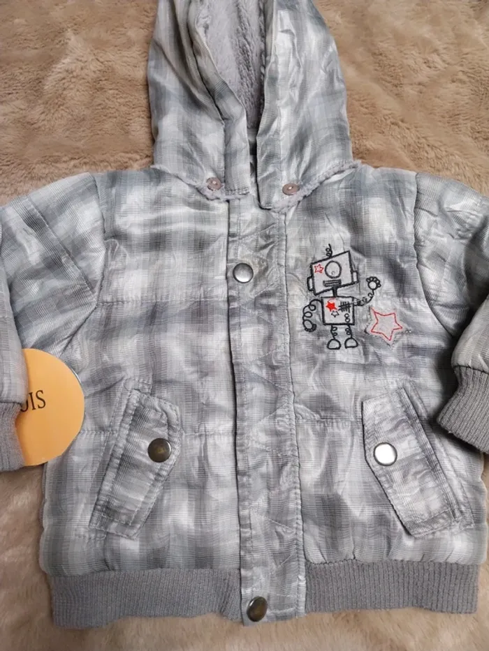 Veste chaude interieur polaire 9mois - photo numéro 2