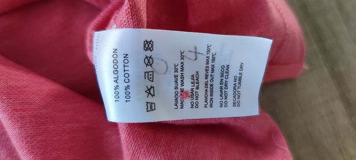 Polo manches courtes pour homme marque Spagnolo taille M couleur rose - photo numéro 7