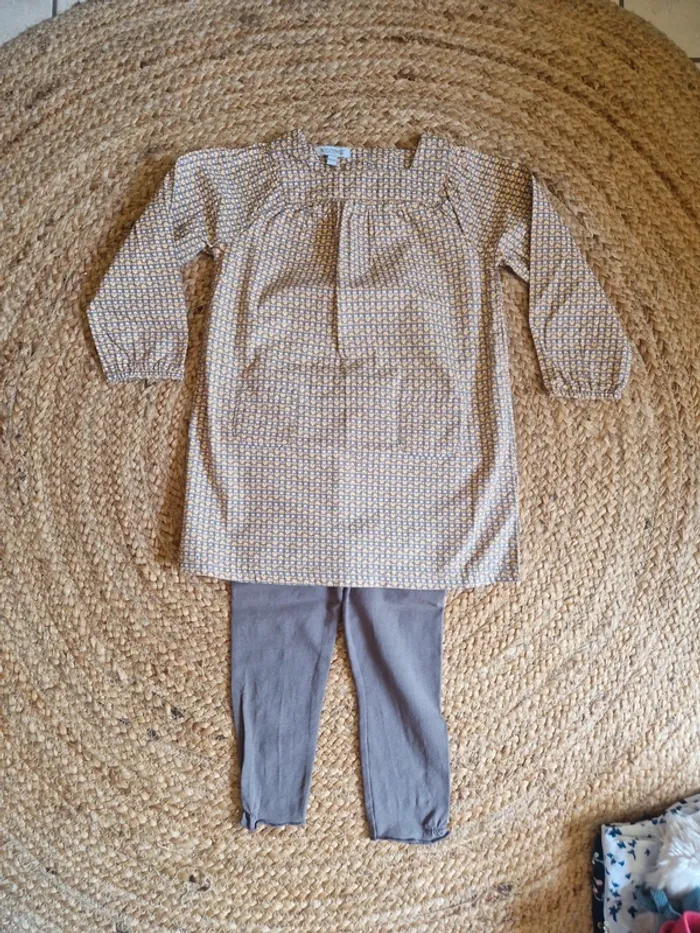 Jolie ensemble robe et leeging fille extenso 2 ans 92cm