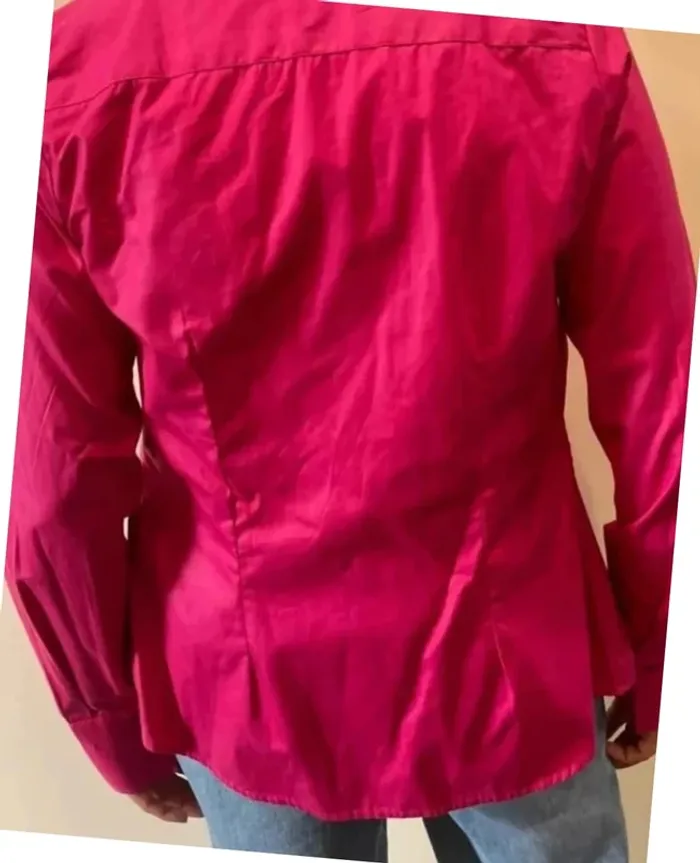 Chemisier femme rose fuchsia taille 36 marque City - photo numéro 2