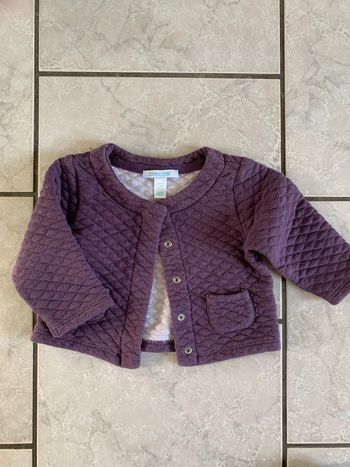 Gilet fille 12 mois