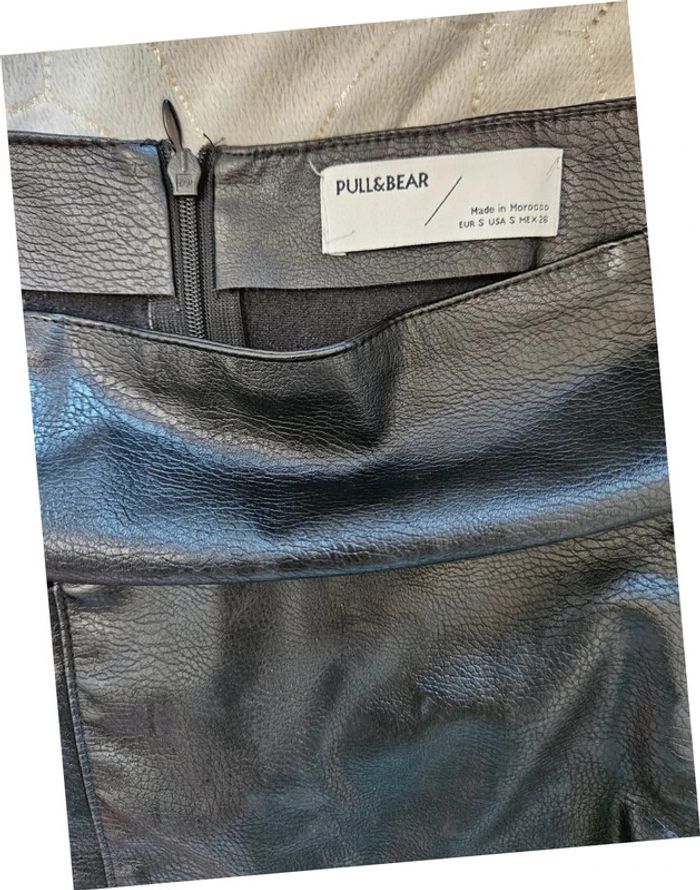 Jupe effet cuir taille S - photo numéro 4