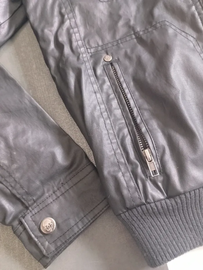 Veste jean huilé 12 ans - photo numéro 2