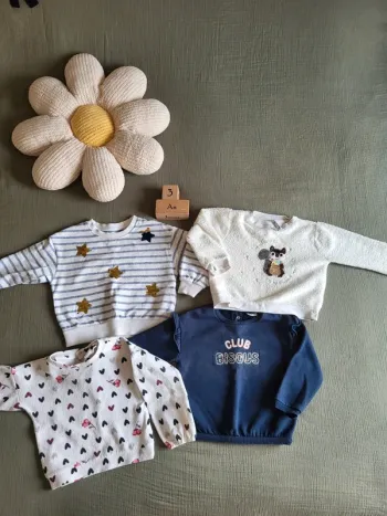 Joli lot de pulls fille rentrée scolaire automne hiver