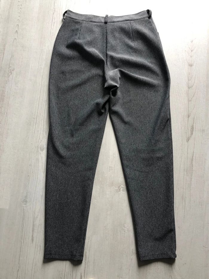 AN10- Ensemble/tailleur veste+pantalon fines rayures mia soana T42-44 peu porté - photo numéro 8