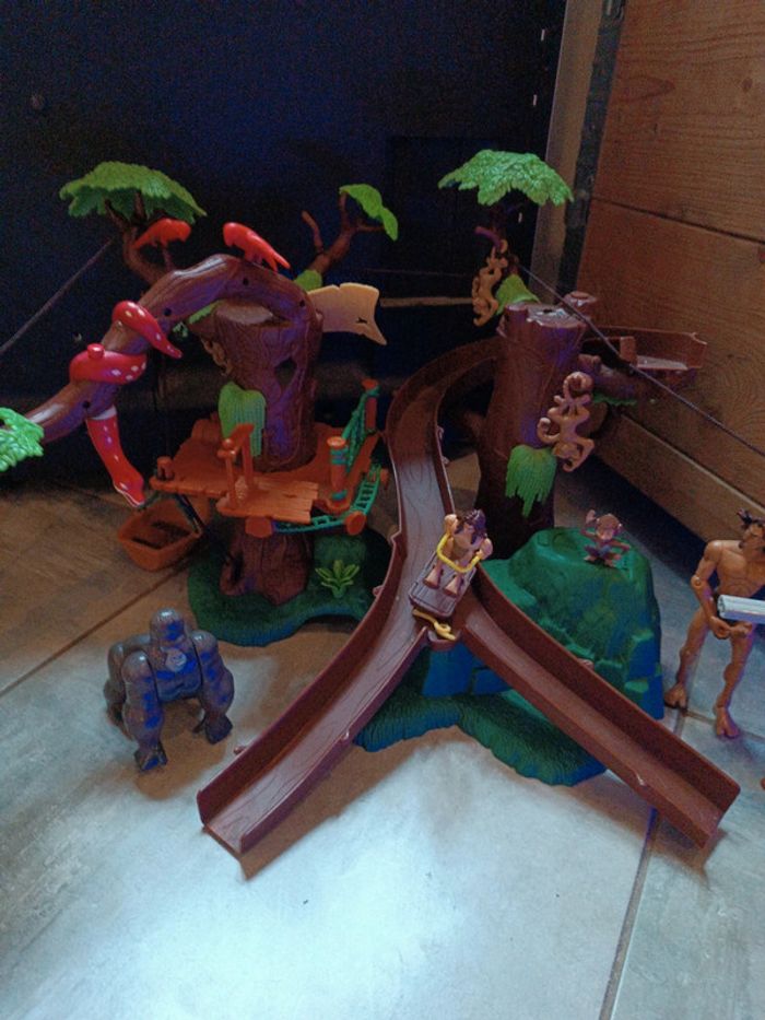 Disney Heroes héros tarzan Disney arbre tree maison house treehouse famosa figurine Playset figura - photo numéro 3