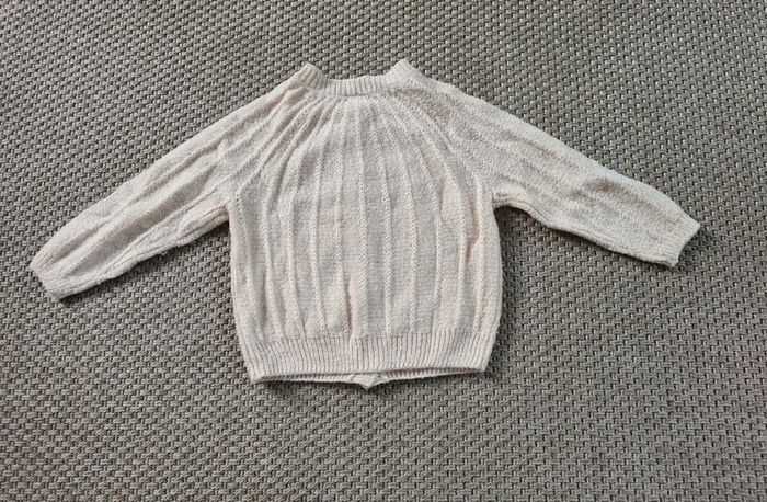 Gilet crème à boutons fille - 5 ans - photo numéro 3