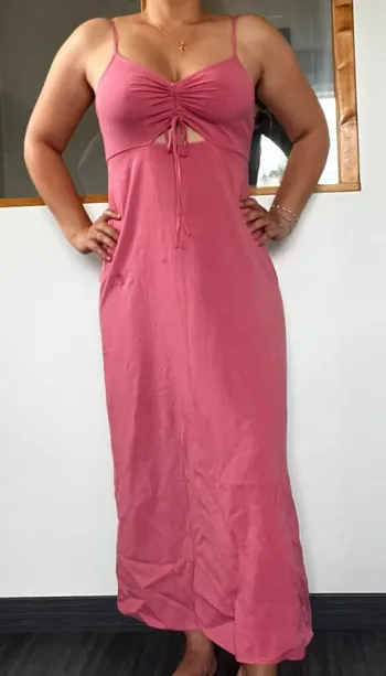Robe longue été rose neuve sexy