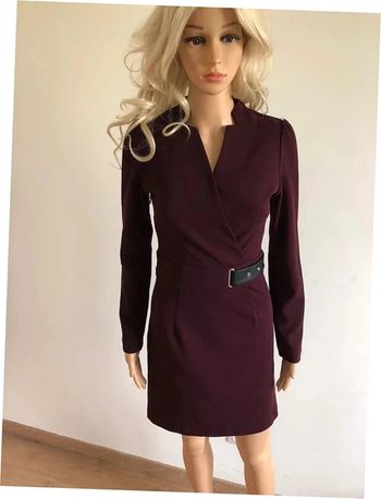 Robe bordeaux neuve à manches longues Morgan taille 34 (valeur 60€)