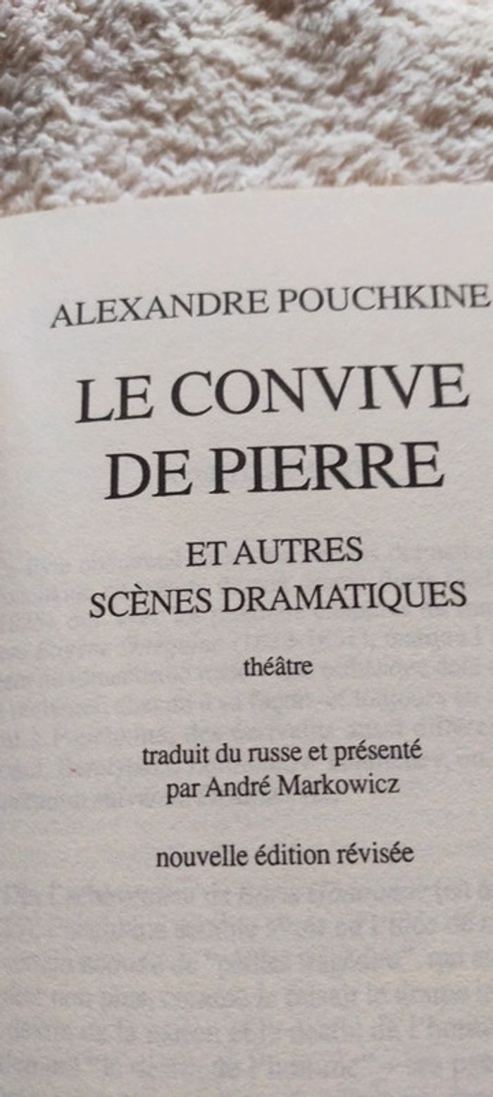 Alexandre Pouchkine Le convive de pierre - photo numéro 3