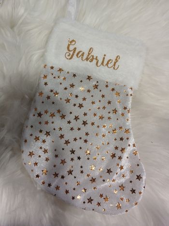 Chaussette Noël personnalisé gabriel