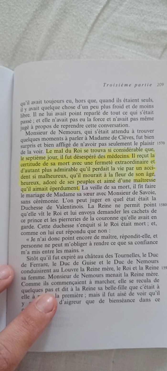 Livre Mme de Lafayette La princesse de Clèves - photo numéro 2