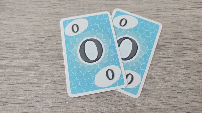 Lot x2 carte numéro 0 n°0 pièce détachée Skyjo jeu de société #E15