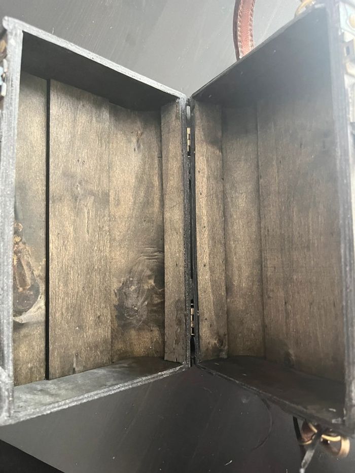 Malle valisette coffre Mallette en bois Harry Potter - photo numéro 4