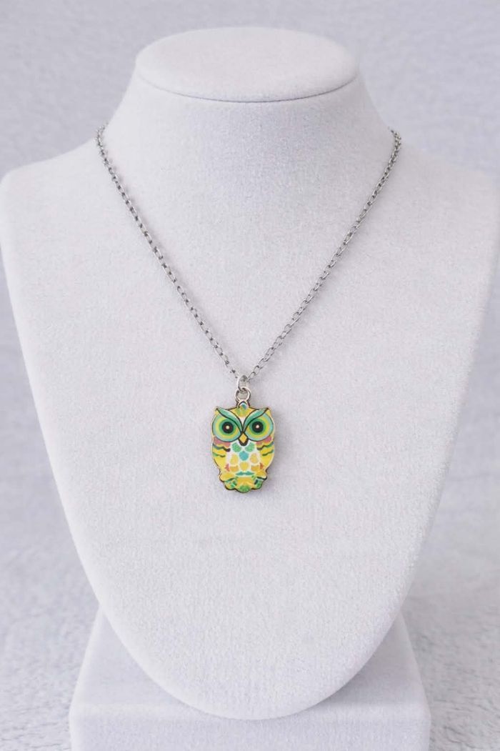 Collier pendentif hibou