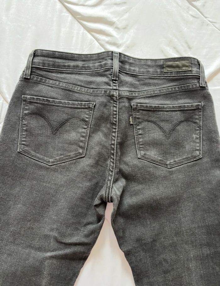 Jean Levi’s slight curve mid rise taille basse gris anthracite noir droit straight taille M/38 - photo numéro 11