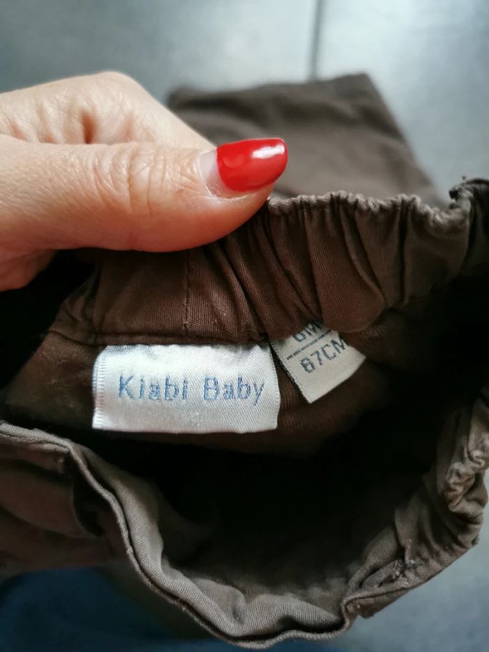 Pantalon marron 6 mois kiabi - photo numéro 3