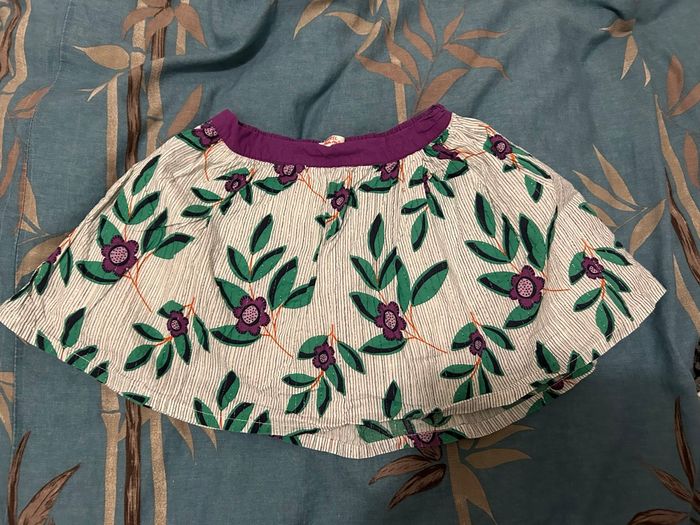 Jupe 5 ans fleurs violettes du pareil au même - photo numéro 2
