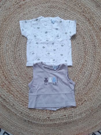 Lot de 2 hauts Tex 3 mois