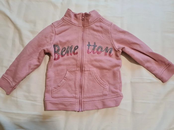 Gilet zip beneton - photo numéro 2