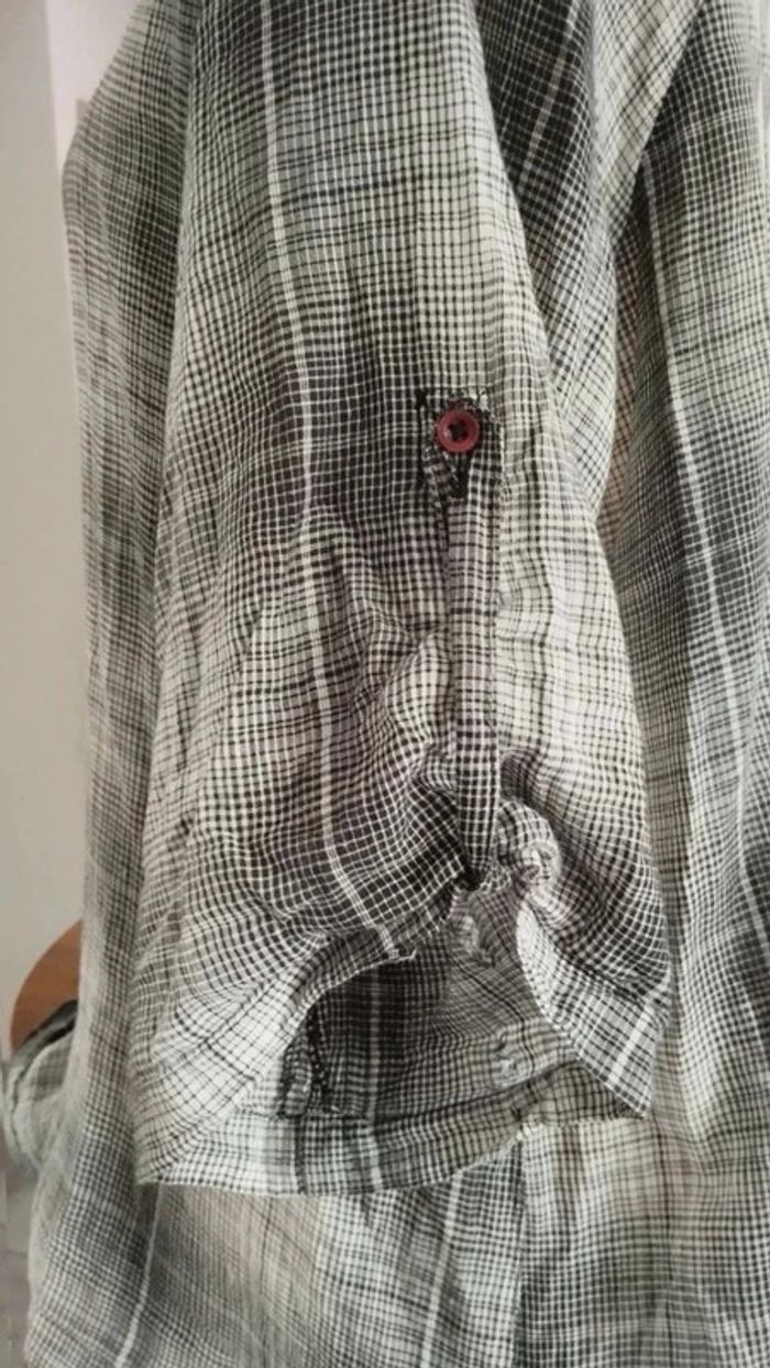 jolie chemise promod grise taille 40 femme - photo numéro 7