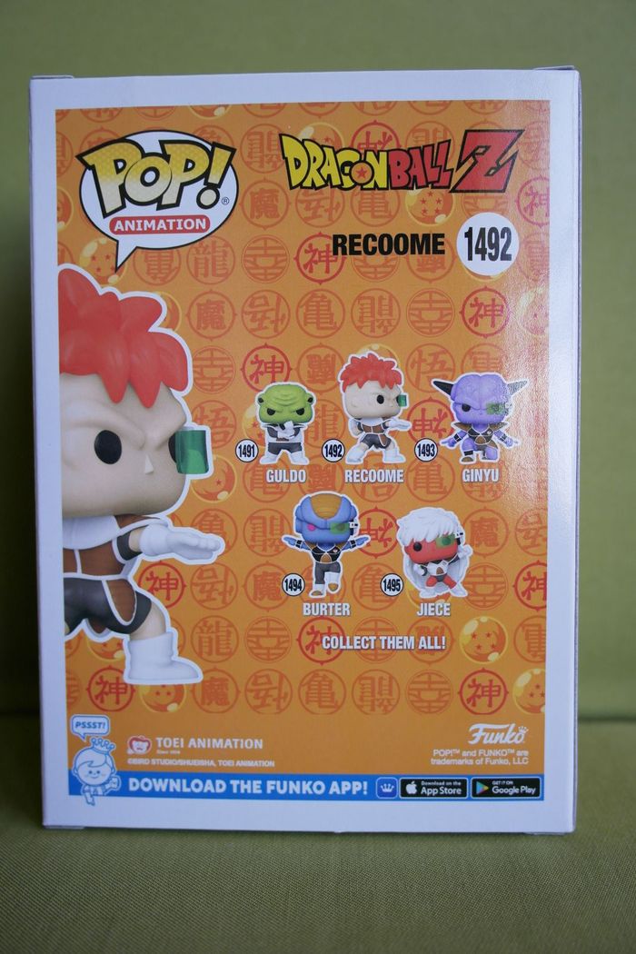 Lot 5 Pop Dragon Ball Z - commando Ginyu - photo numéro 8