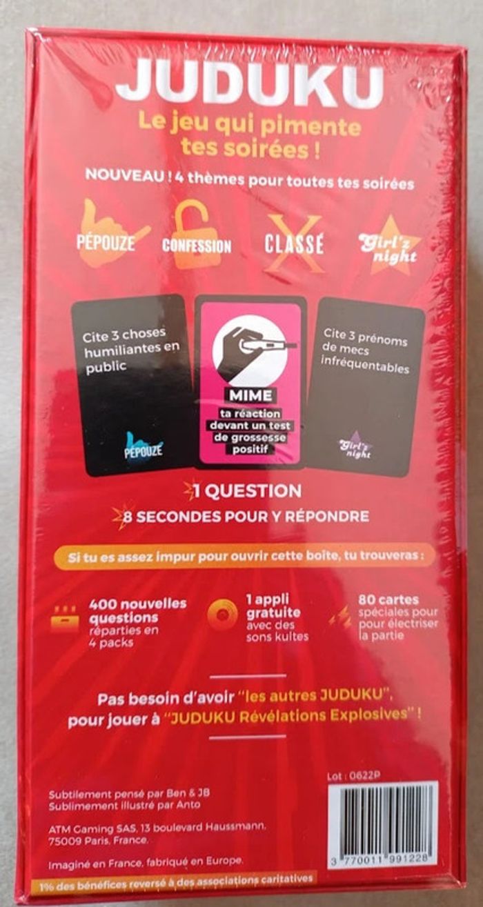Juduku 4 : Révélations Explosives - Jeu de société sous emballage - Prix Ferme - photo numéro 2