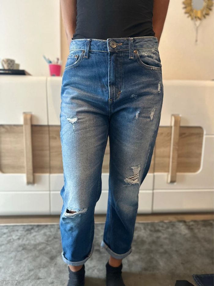 Jeans troué boyfriend