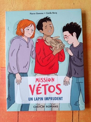 livre mission vétos un lapin imprudent très bon état
