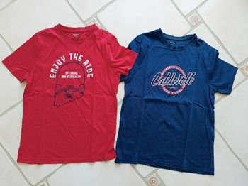 2 tee-shirts xxs 12 ans