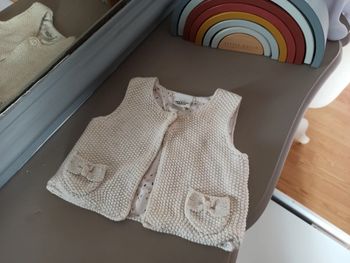 Gilet sans manches pailleté 3 mois TAO