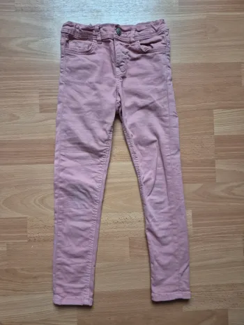 Jean rose skinny 8 ans