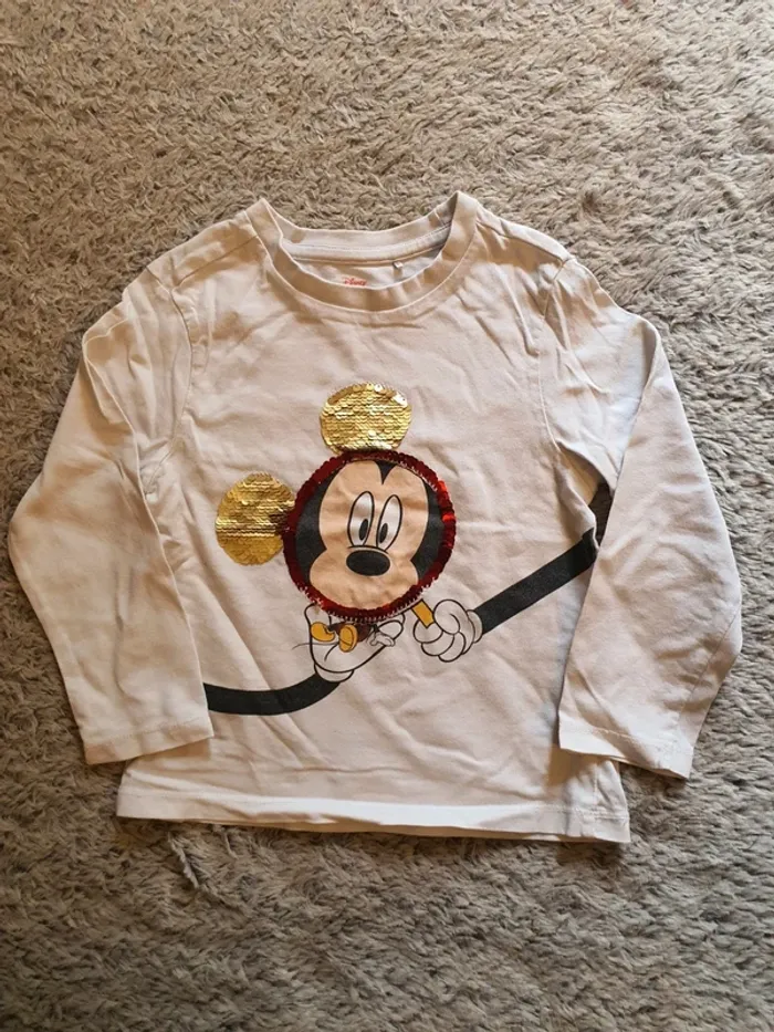 Sous-pull Mickey By Orchestra taille 3 ans.
