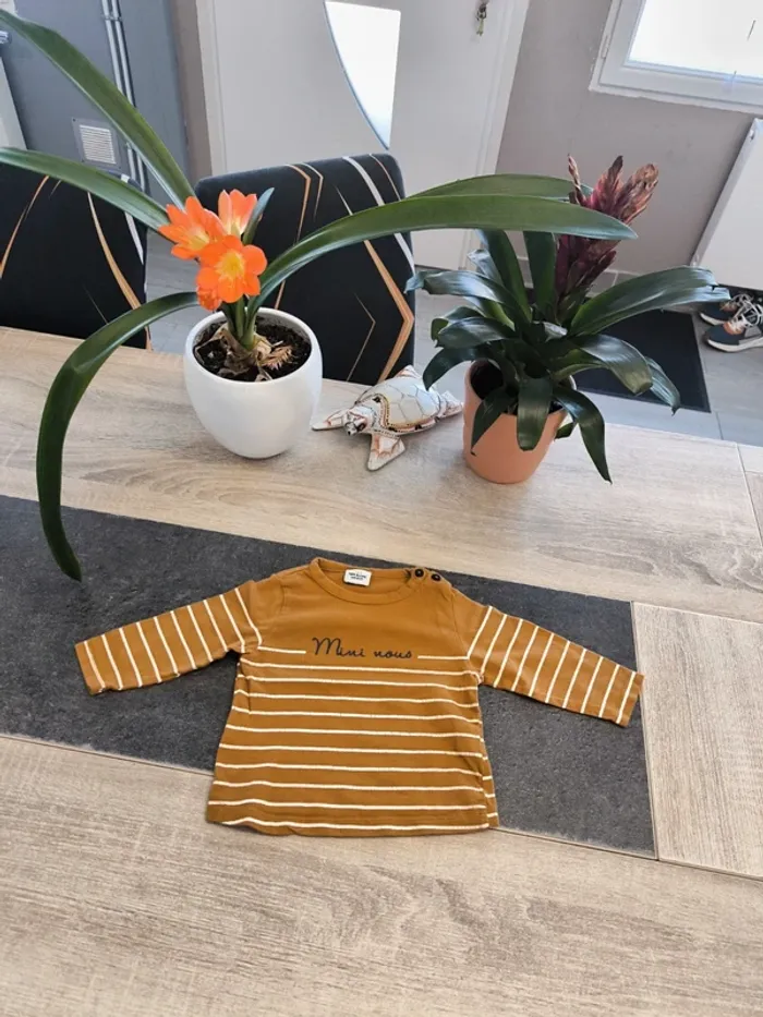 Tee-shirt garçon ml 6 mois Tao