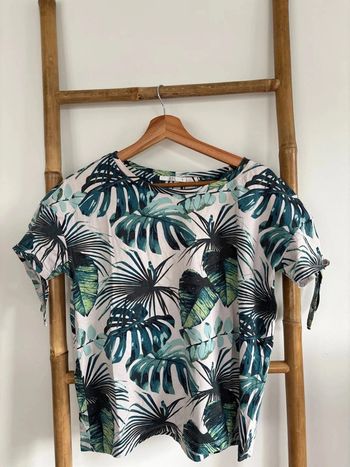 T shirt imprimé feuilles - EDC taille S