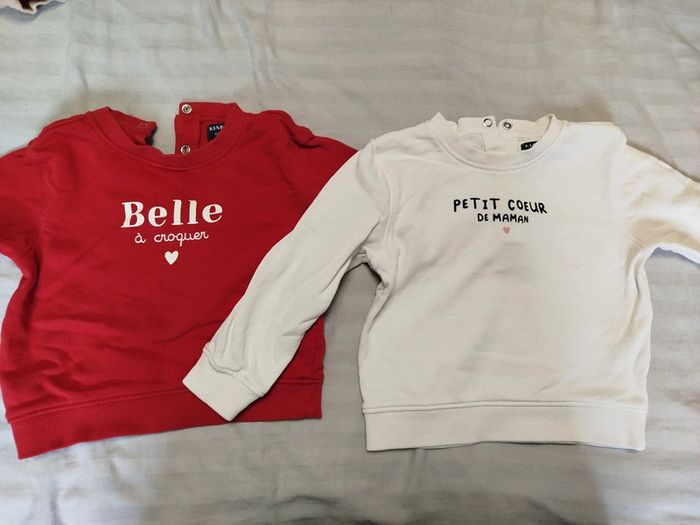 2 sweat 18 mois