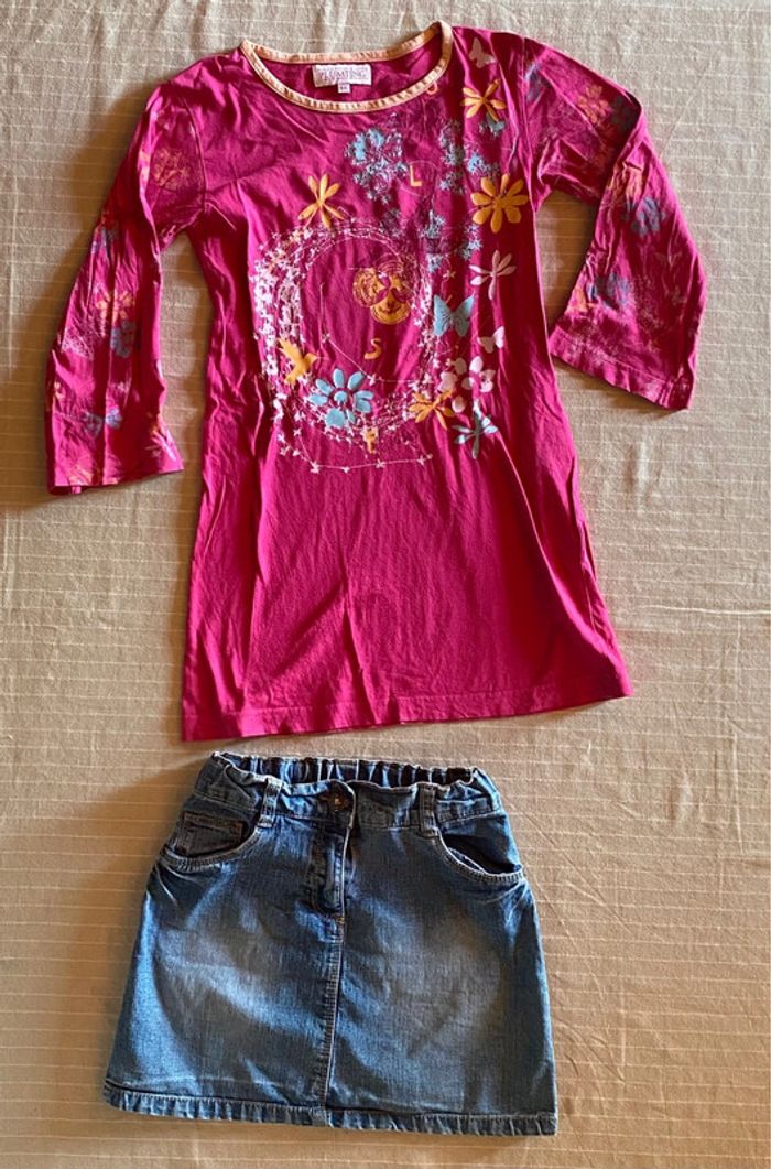 Lot de vêtements pour fille, automne hiver 8 ans - photo numéro 2