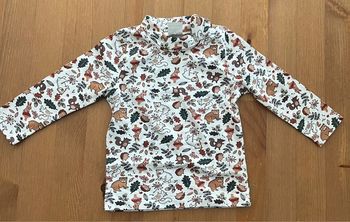 Col roulé motif automne - 6 mois