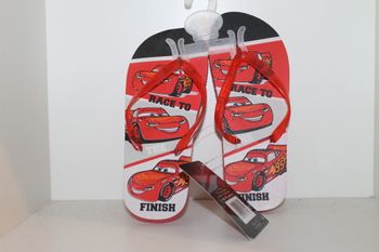 belle tongs cars disney rouge 32/33