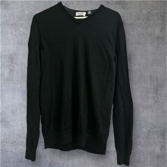 Pull calvin klein vintage -laine merinos - photo numéro 7