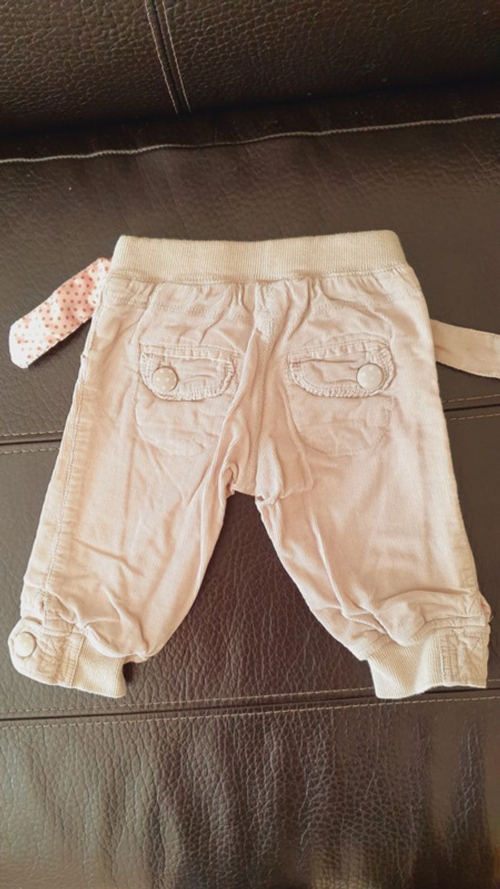 Pantalon velours beige Zara Baby 3-6 mois - photo numéro 8